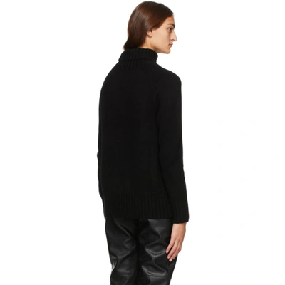 Shop Max Mara S  Black Mantova Turtleneck In 007 Black