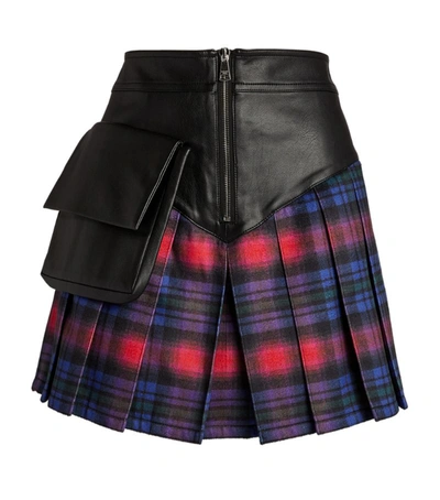 Shop Natasha Zinko Check Mini Skirt