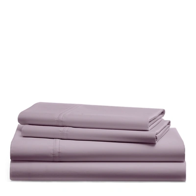 Shop Ralph Lauren Spencer Sateen Sheet Set In Deep Lavender