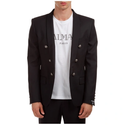 Shop Balmain Men's Jacket Blazer In Black
