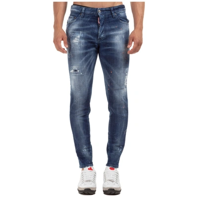 Shop Dsquared2 Men's Jeans Denim Skinny In Blue