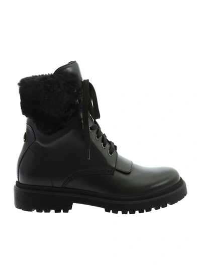 Shop Moncler Patty Ankle Boots In Black