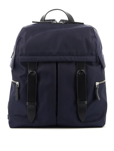 Shop Orciani Planet Backpack In Dark Blue