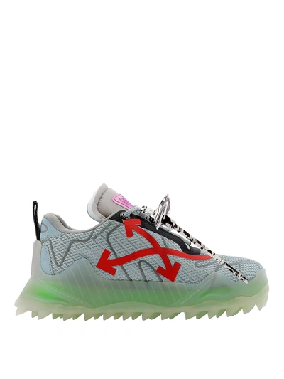 Shop Off-white Odsy Mesh Sneakers In Light Blue