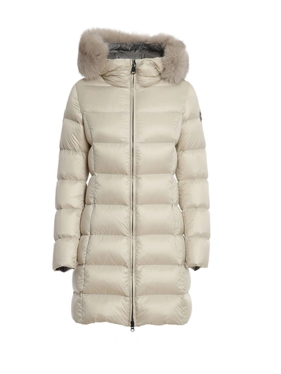 Shop Colmar Originals Quilted Tech Fabric Padded Coat In Light Beige