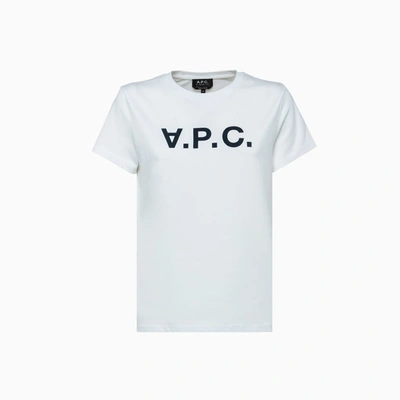 Shop Apc A.p.c. Vpc T-shirt Coebqx-f26588 In Dark Navy