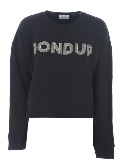 Shop Dondup Fleece In Nero