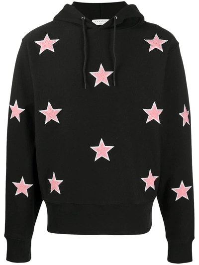 SANDRO EMBROIDERED STAR PATCH HOODIE 