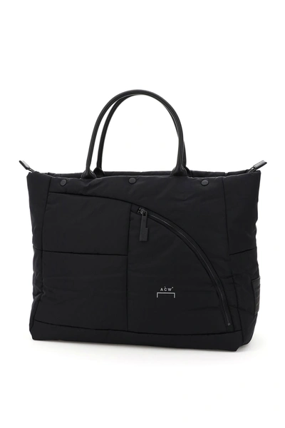 Shop A-cold-wall* Padded Zip Tote Bag In Black 2 Blak (black)