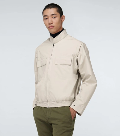 Gr10k Technical Fabric Windstopper® Jacket In Neutrals | ModeSens