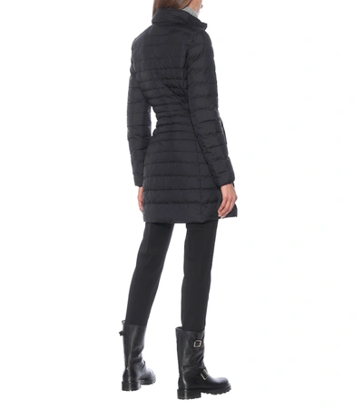 Shop Polo Ralph Lauren Quilted Long Jacket In Black