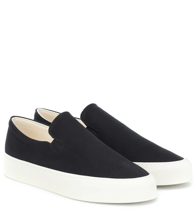 Shop The Row Mary Canvas Sneakers In Black