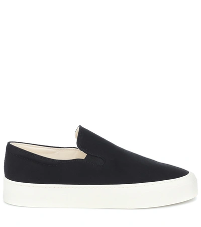 Shop The Row Mary Canvas Sneakers In Black