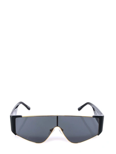 Shop Attico The  Mask Frame Sunglasses In Black