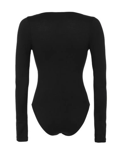 Shop 8 By Yoox Woman T-shirt Black Size Xl Viscose, Elastane