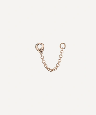 Shop Maria Tash 16mm Single Chain Connecting Charm In Rose Gold