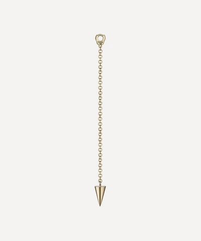 Shop Maria Tash Long Pendulum Charm With Short Spike In Gold