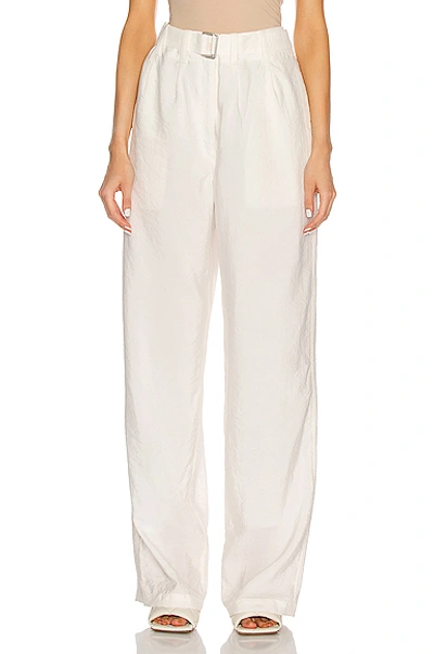 Shop Lemaire Loose Pant In Chalk