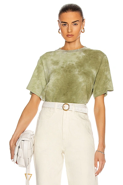 Shop Cotton Citizen Tokyo Crop Tee In Basil Haze