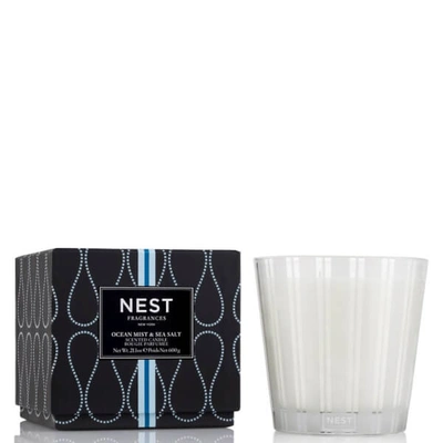 Shop Nest Fragrances Ocean Mist And Sea Salt 3-wick Candle 600g