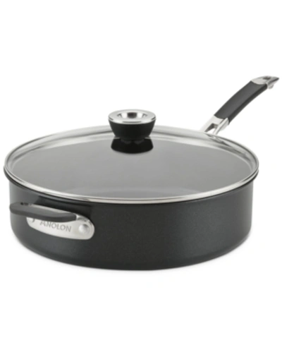 Shop Anolon Smartstack Hard-anodized 5-qt. Covered Saute Pan