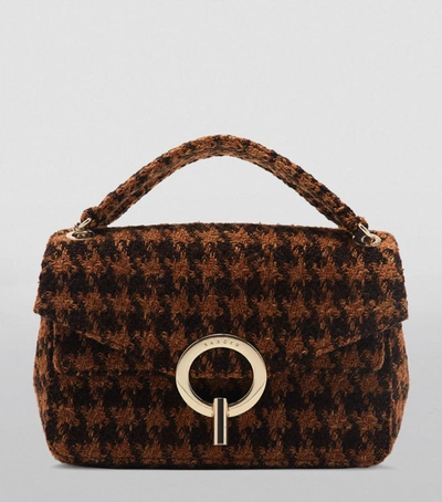 Shop Sandro Small Tweed Bag