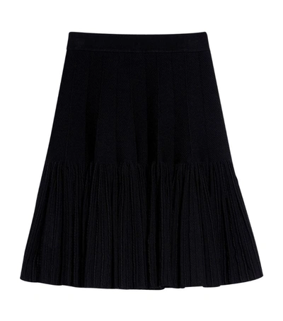 Shop Sandro Pleated Skater Mini Skirt