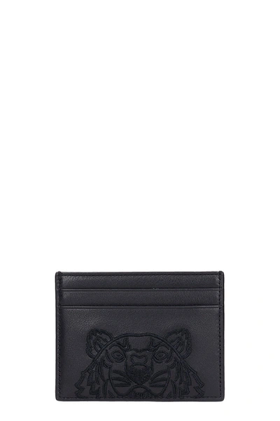 Shop Kenzo Wallet In Black Leather