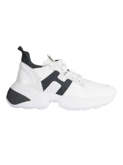 Shop Hogan Interaction Sneakers In White/black