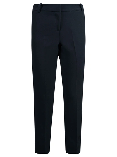 Shop Ermanno Scervino Regular Fit Cropped Trousers In Black