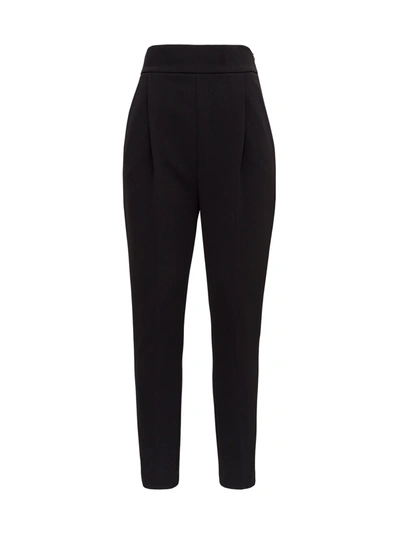 Shop Liu •jo High Waist Stretch Pants In Black