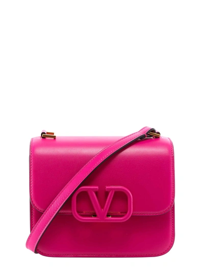 Shop Valentino Small Vsling Crossbody Bag In Pink