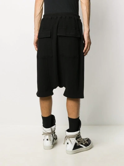 Shop Rick Owens Drkshdw Oversized Drawstring Shorts In Black