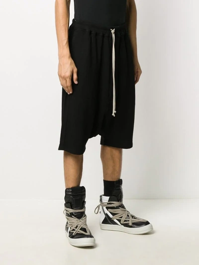 Shop Rick Owens Drkshdw Oversized Drawstring Shorts In Black