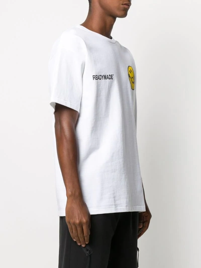 Shop Readymade Graphic Print Short-sleeved T-shirt In White