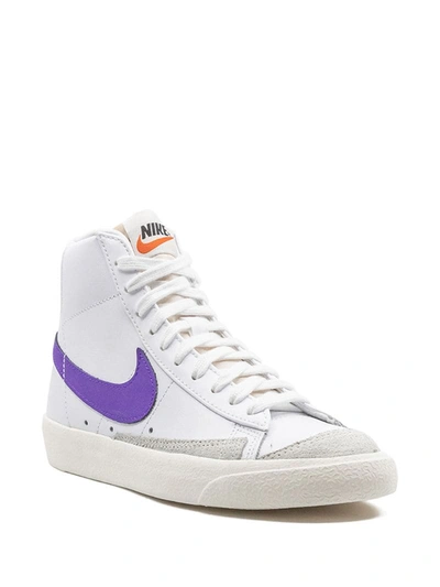 Shop Nike Blazer Mid '77 Sneakers In Grey