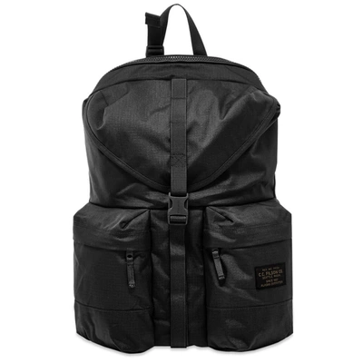 Shop Filson Ripstop Nylon Backpack In Black