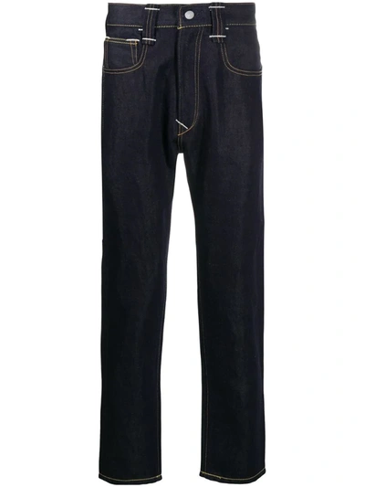 Shop Junya Watanabe X Levi's Tapered Leg Jeans In Blue