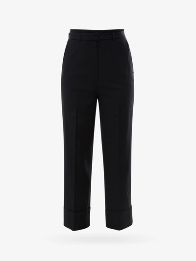 Shop Sportmax Code Trouser In Black