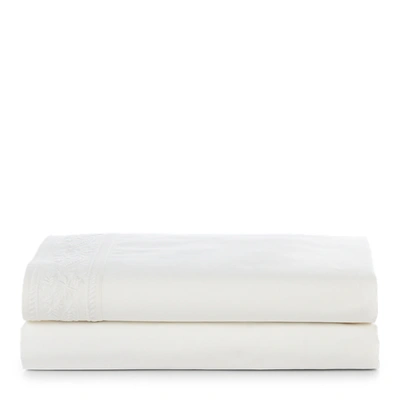 Shop Ralph Lauren Katrine Percale Sheeting In Off White