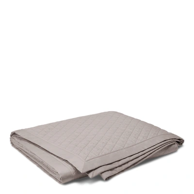 Shop Ralph Lauren Bedford Quilted Coverlet In Grey Dawn