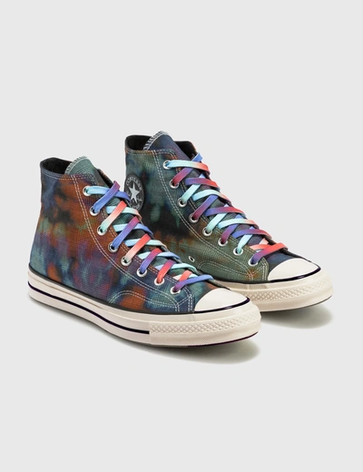 Shop Converse Tie Dye Plaid Chuck 70 Hi In Multicolor