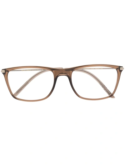 Shop Dolce & Gabbana Square-frame Glasses In Brown