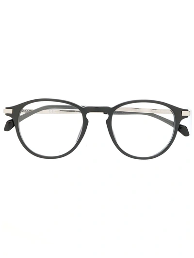 Shop Hugo Boss Round Frame Glasses In Black