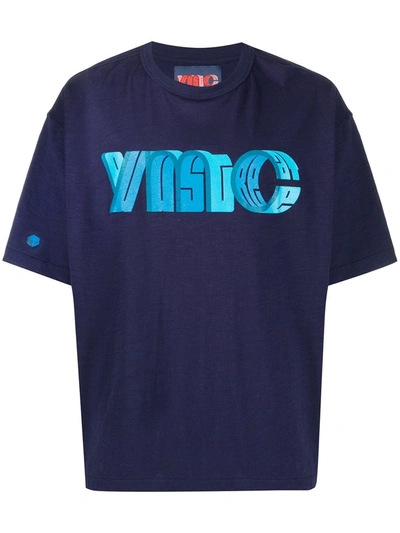 Shop Ymc You Must Create Short Sleeve Logo Print T-shirt In Blue