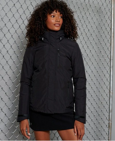 Shop Superdry Women's Hurricane Jacket Black Size: 4