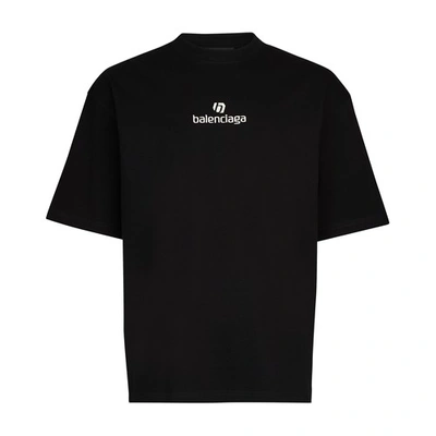 Shop Balenciaga Short Sleeve T-shirt In 1034