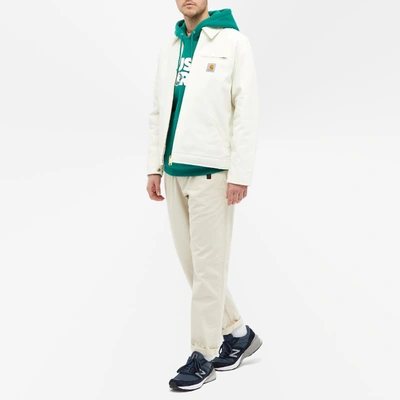 Shop Stussy World Hoody In Green