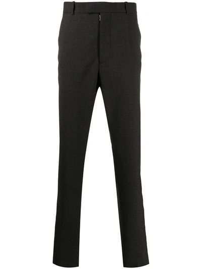 Shop Maison Margiela Skinny Tailored Trousers In Grey