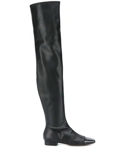 Shop L'autre Chose Over-the-knee Boots In Black